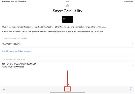 Smart Card Utility Test Links – Twocanoes Software